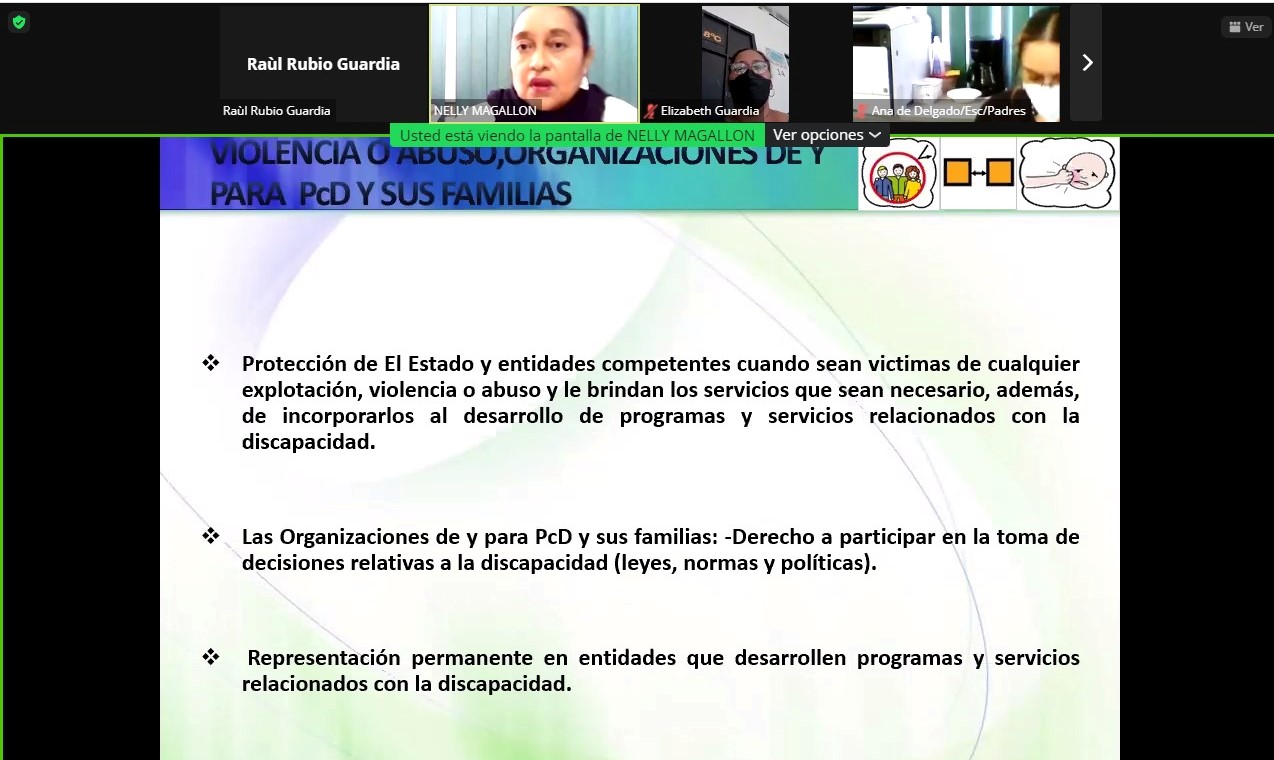 Padres aprenden más sobre discapacidad