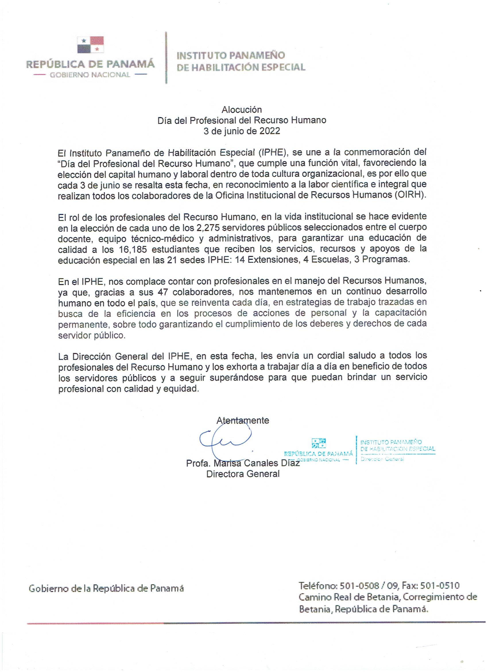 Día del Profesional del Recurso Humano 