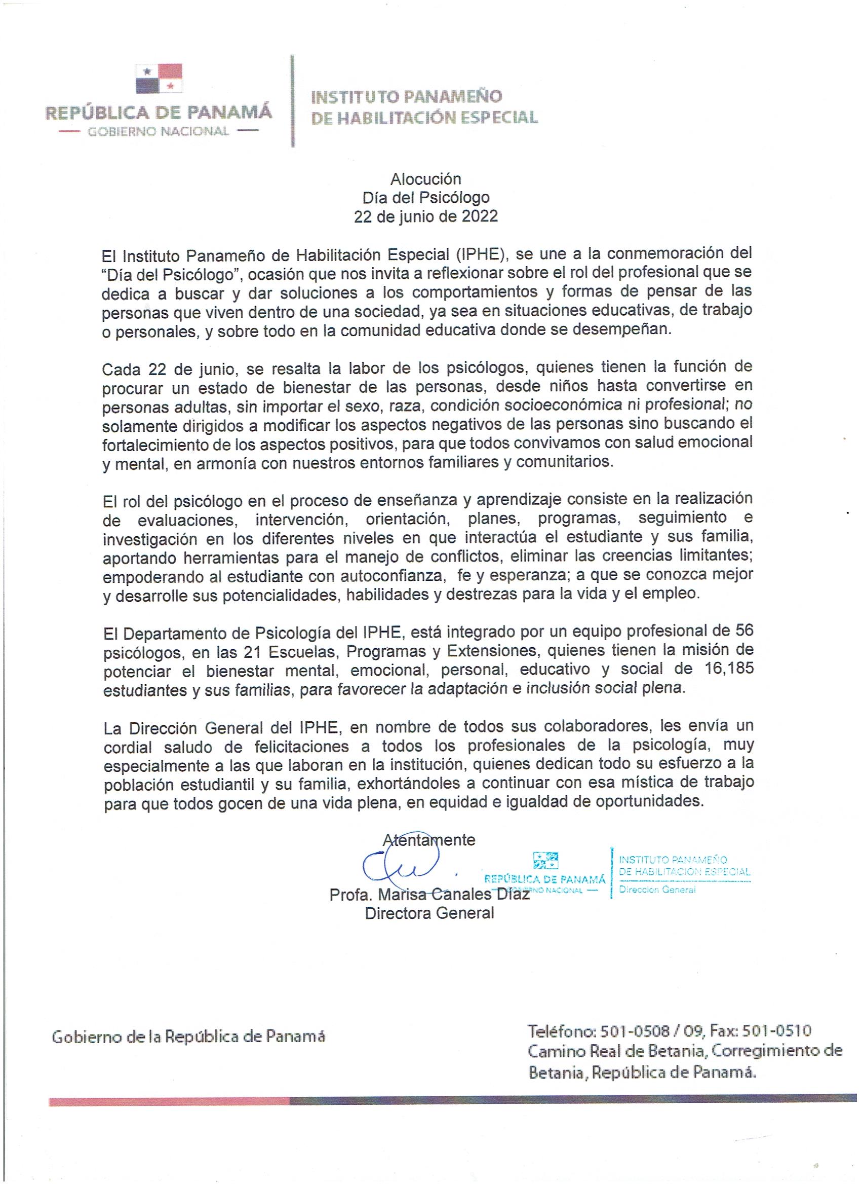 Día del Psicólogo 