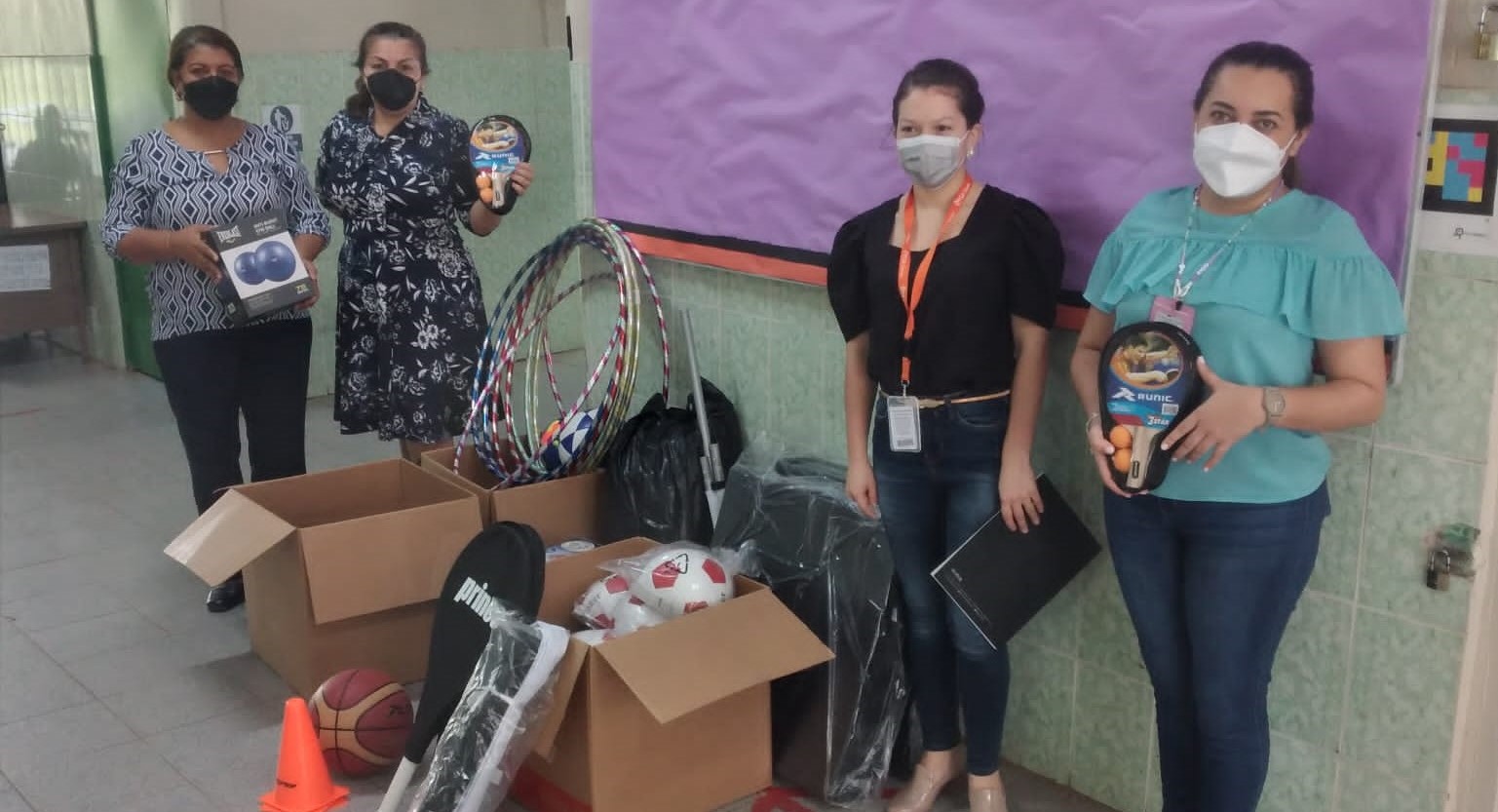 IPHE Panamá Oeste Recibe Implementos Deportivos