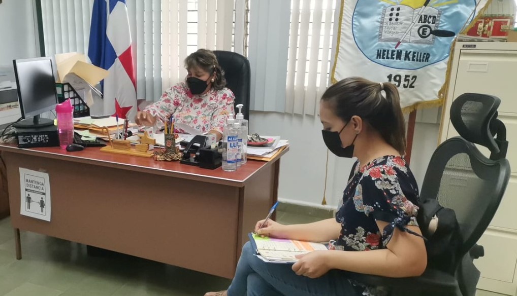 Coordinan acciones en Escuela de Ciegos
