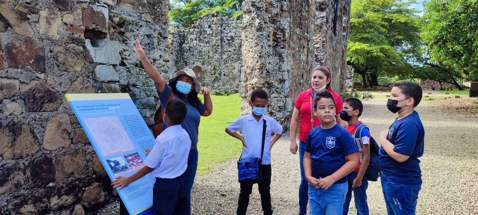 Realizan gira terapéutica y pedagógica a Panamá La Vieja