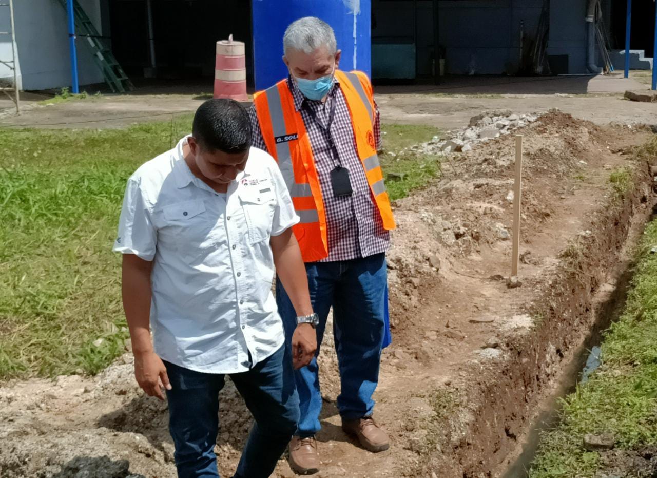 Inspeccionan mejoras al Centro Parvulario en Colón