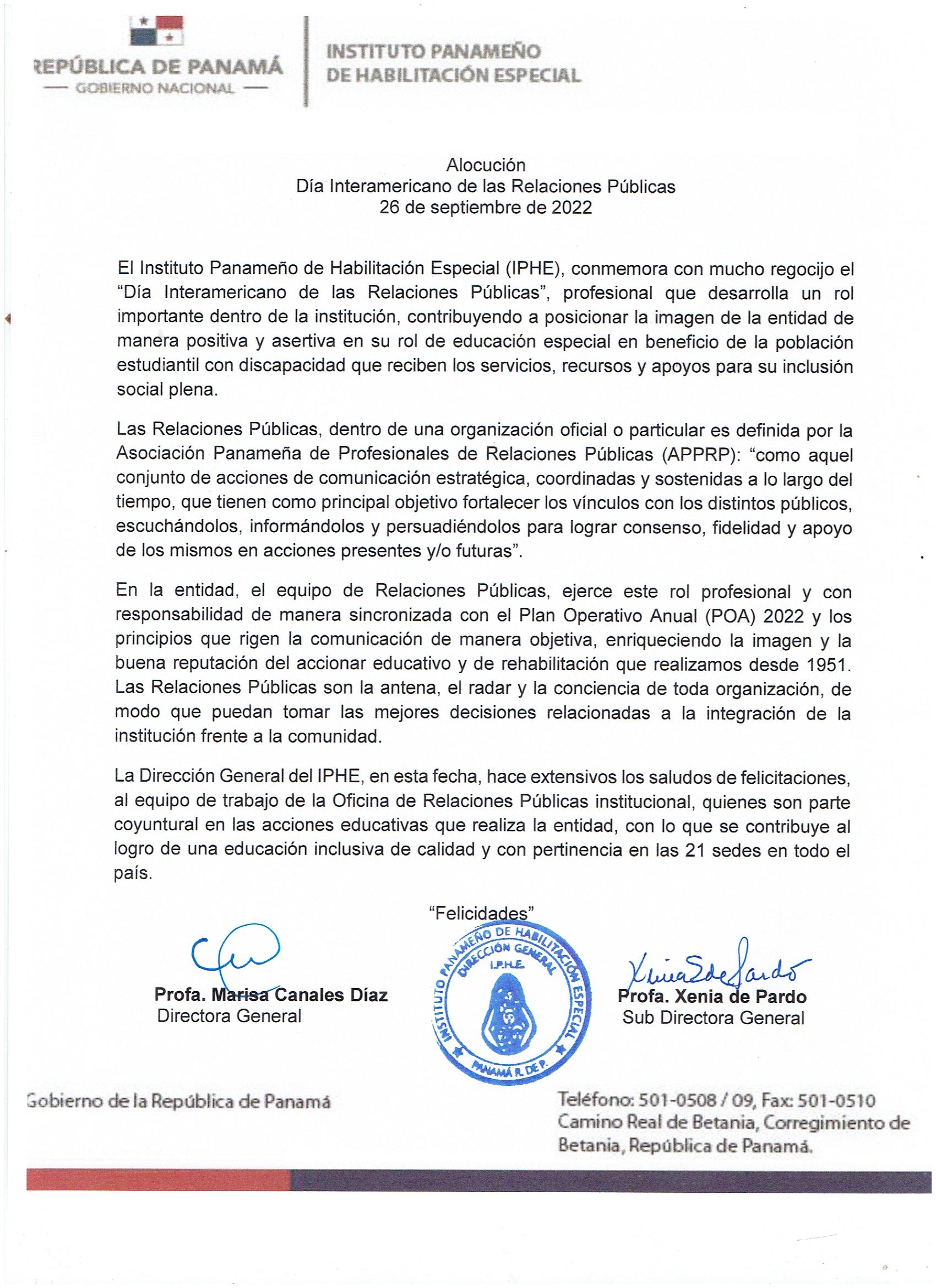 Día Interamericano de las Relaciones públicas 