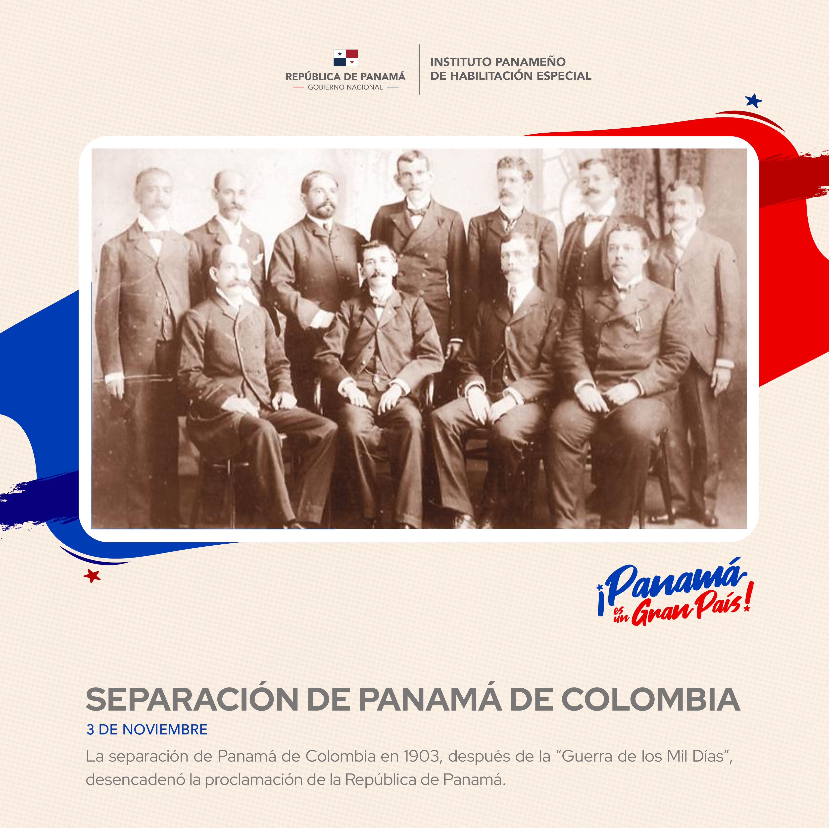 Alocucón 119 años de separación de Panamá de Colombia