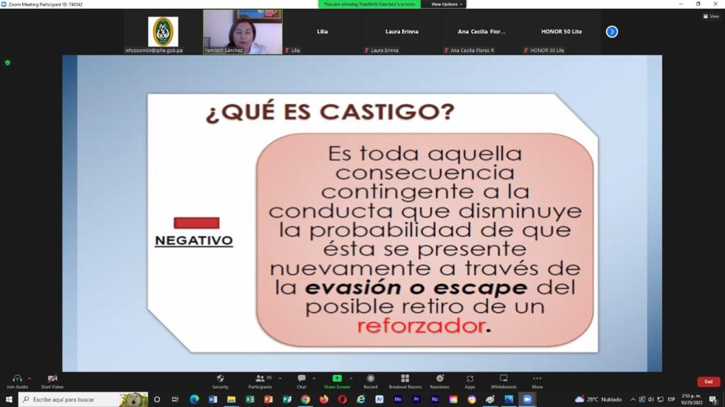 Docentes se capacitan en manejo de problemas conductuales