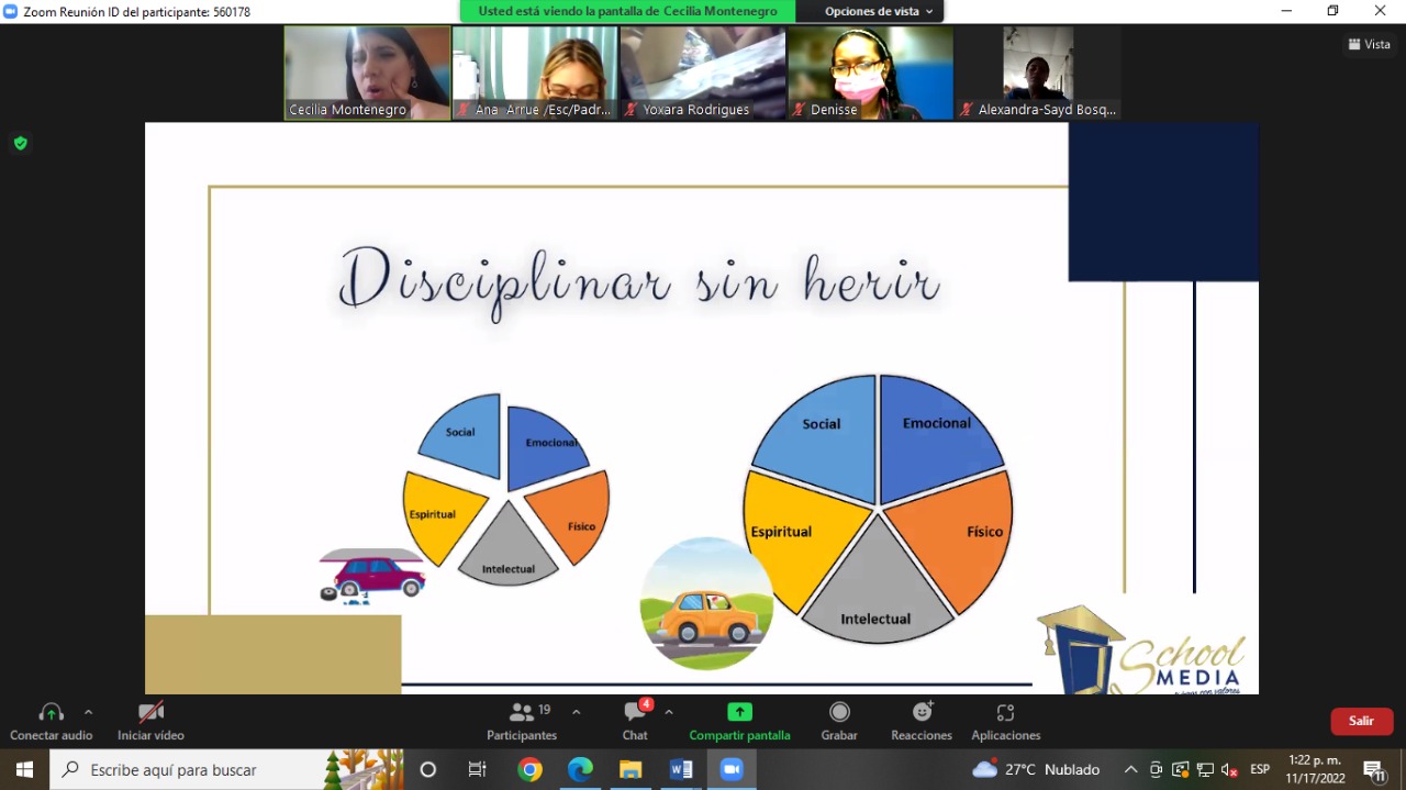 Padres conocen sobre valores de amabilidad y firmeza