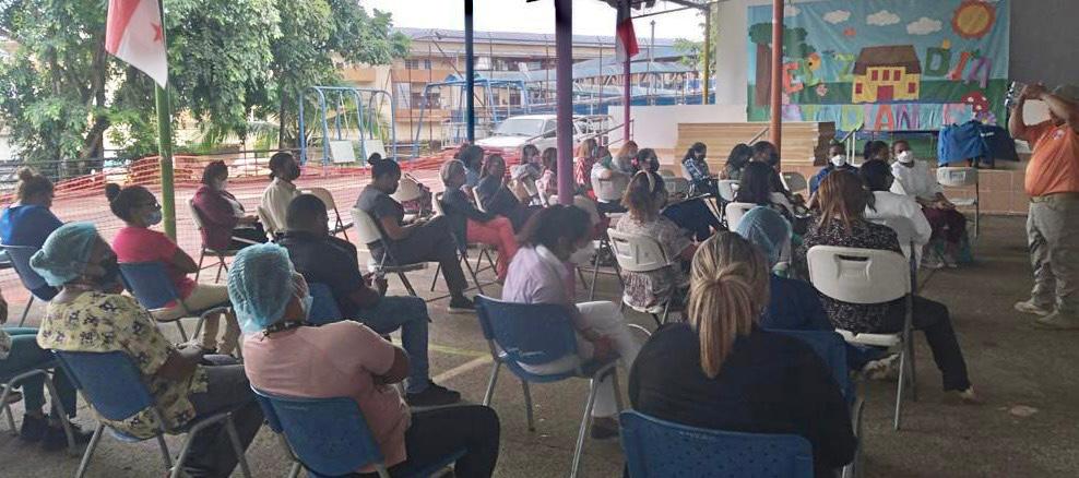 Comunidad Educativa del PEP se capacita en desastres naturales
