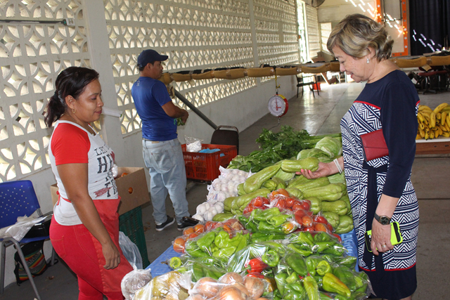 Colaboradores del IPHE y comunidad de Bethania se benefician de la Feria del IMA