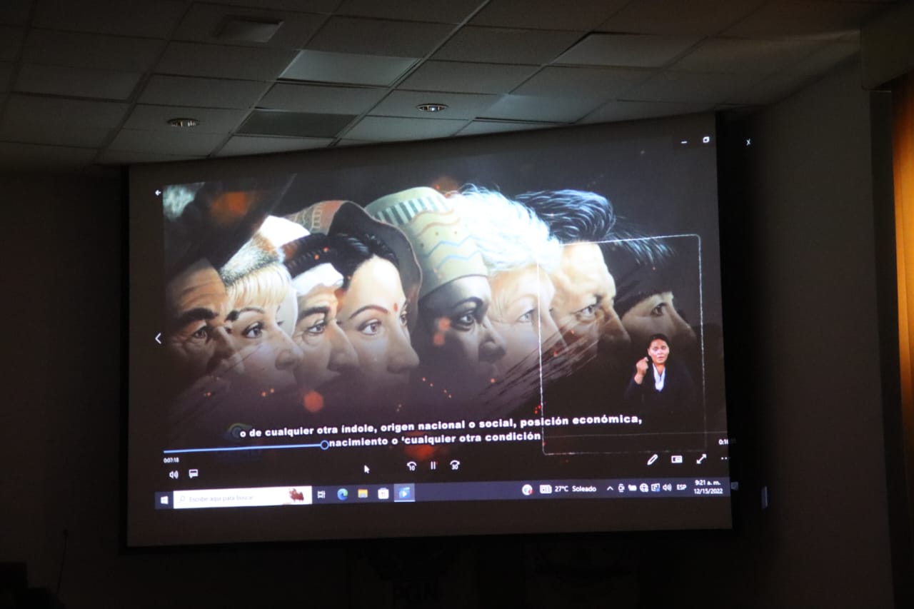 Presentan conferencia y documental sobre Derechos Humanos    