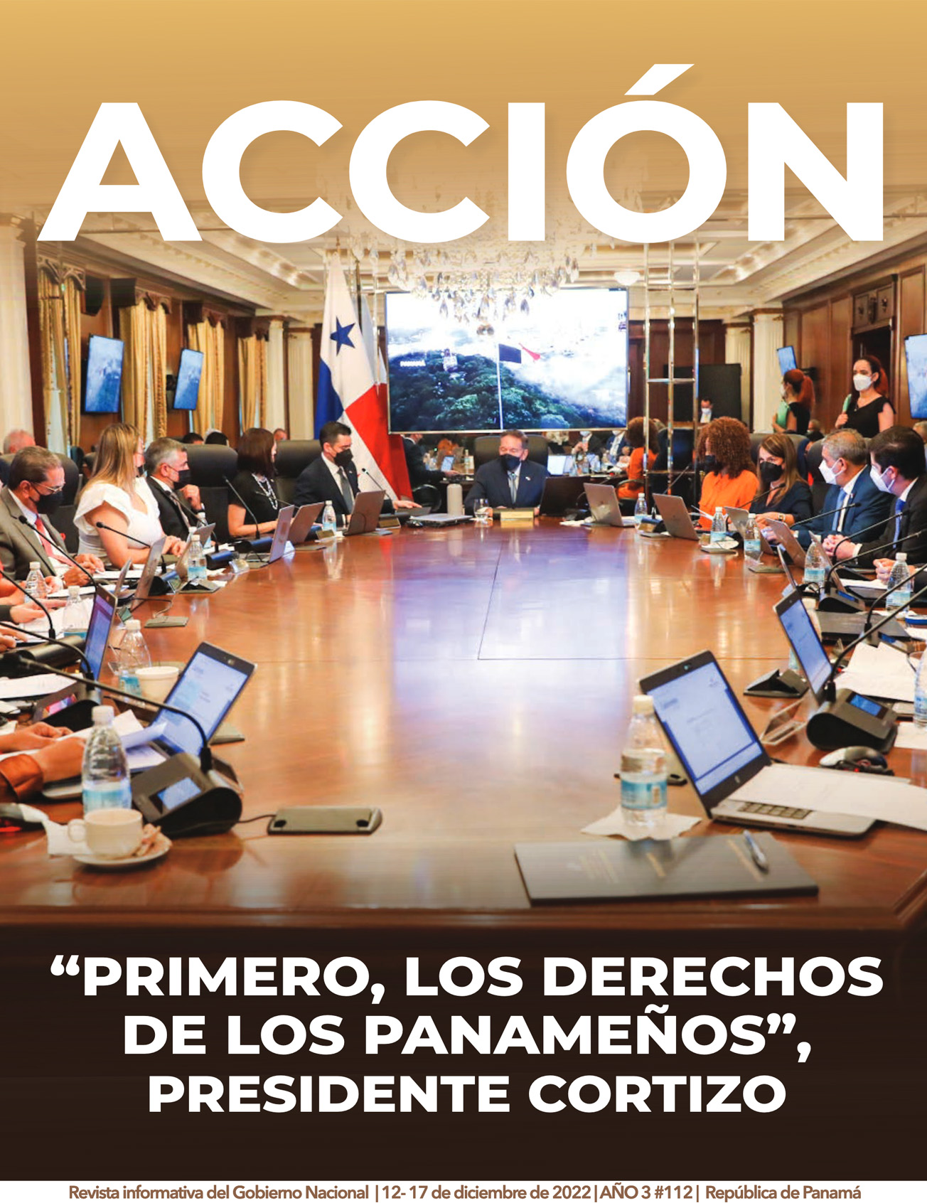 Revista Informativa del Gobierno Nacional Accion 112