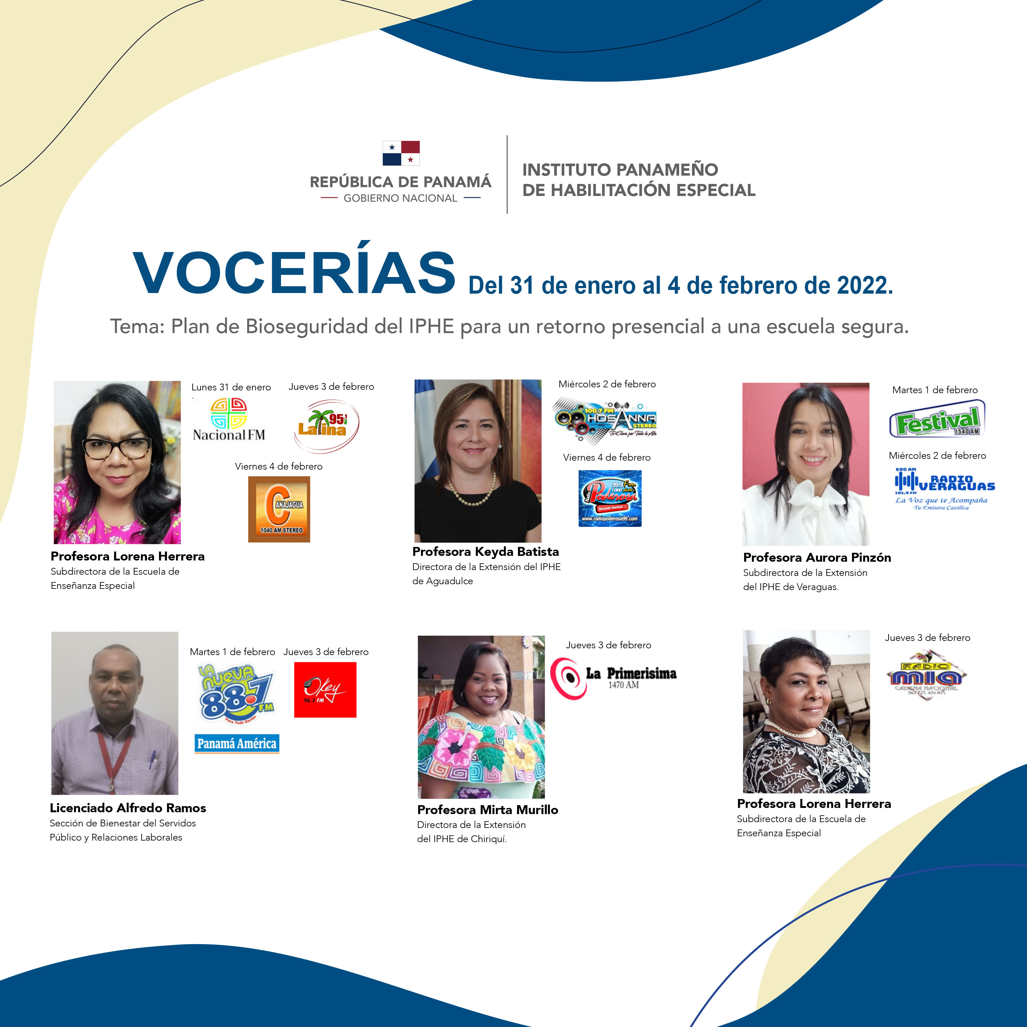 VOCERIA Del  31 de enero al 4 de febrero de 2022