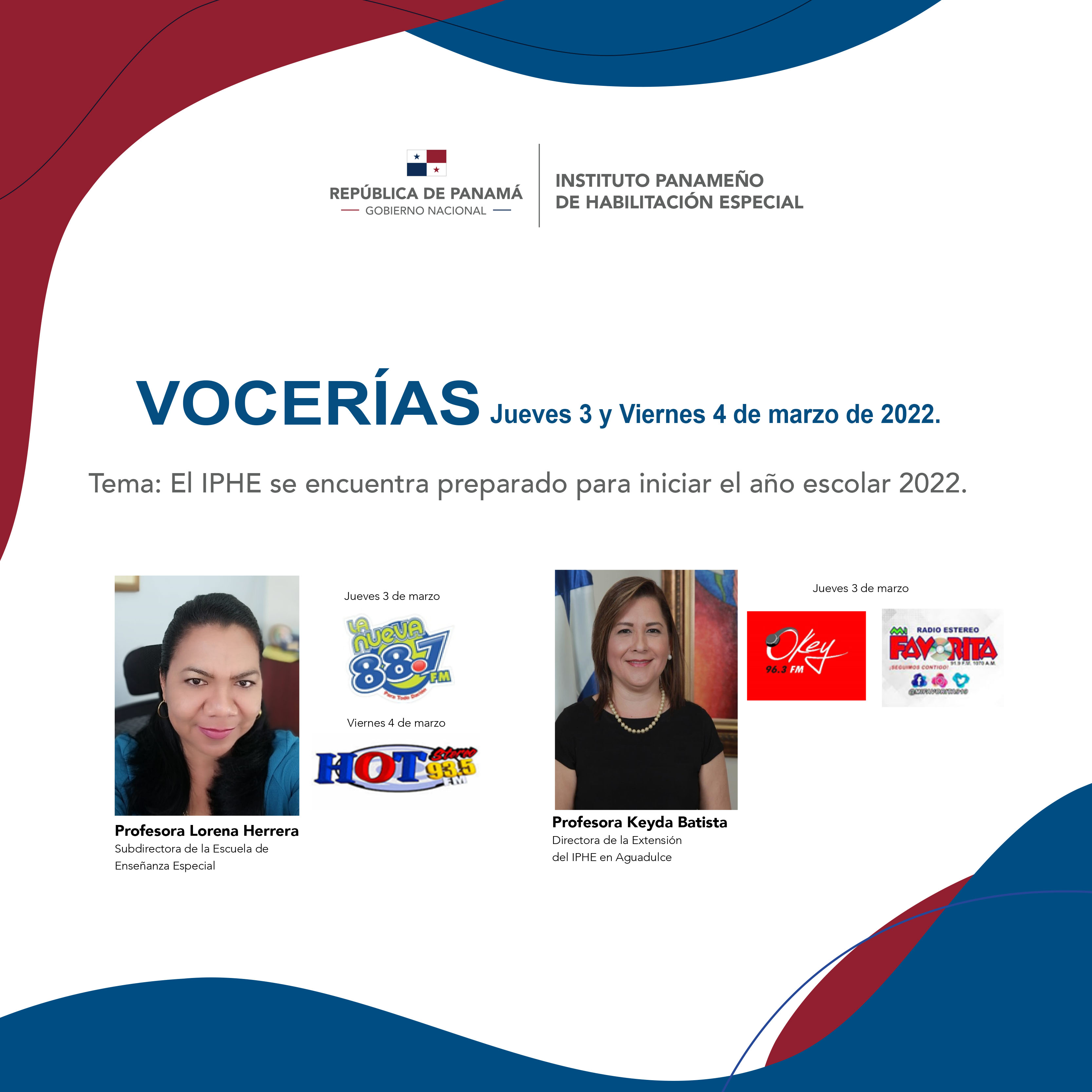 VOCERIA Jueves 3 y Viernes 4 de marzo de 2022.