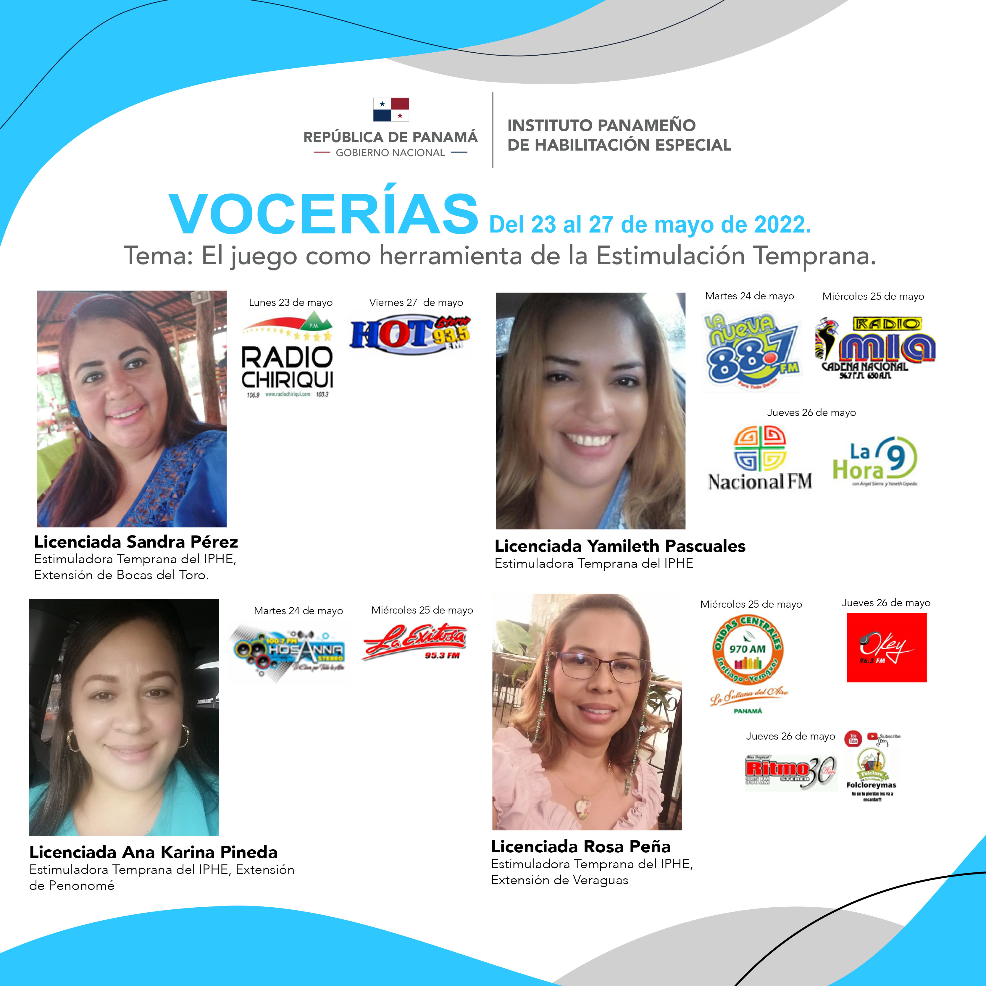 VOCERIA  Del 23 al 27 de mayo de 2022