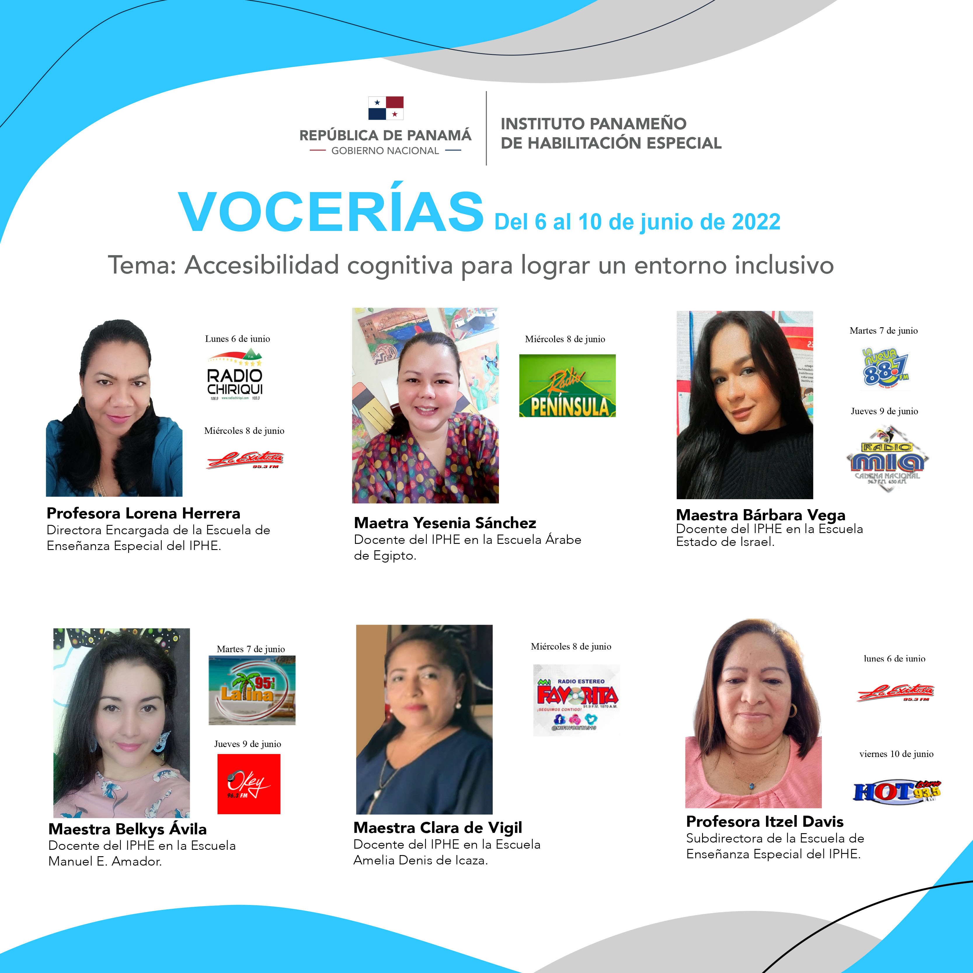 VOCERIA  Del 6 al 10 de junio de 2022