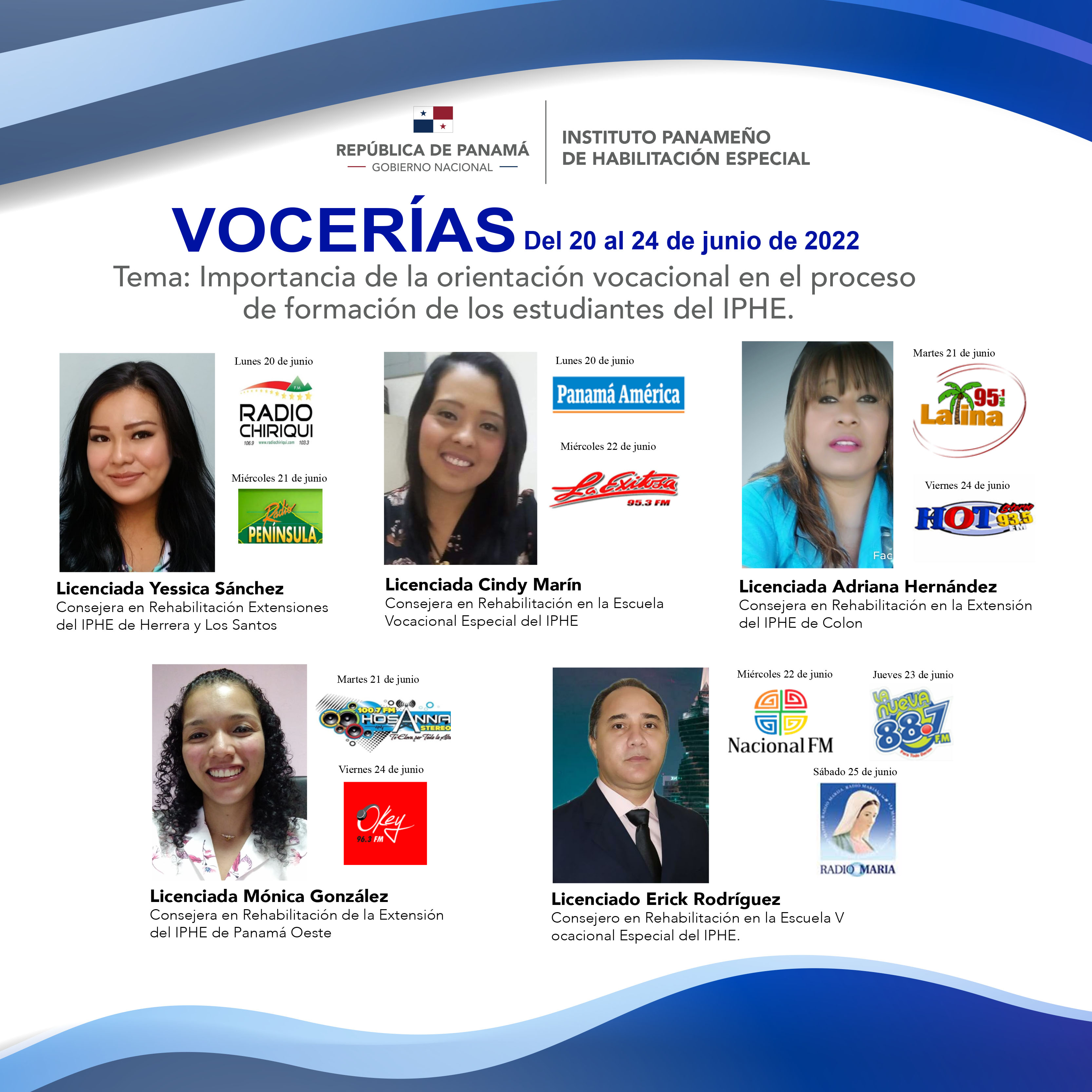 VOCERIA  Del 20 al 24 de junio de 2022.