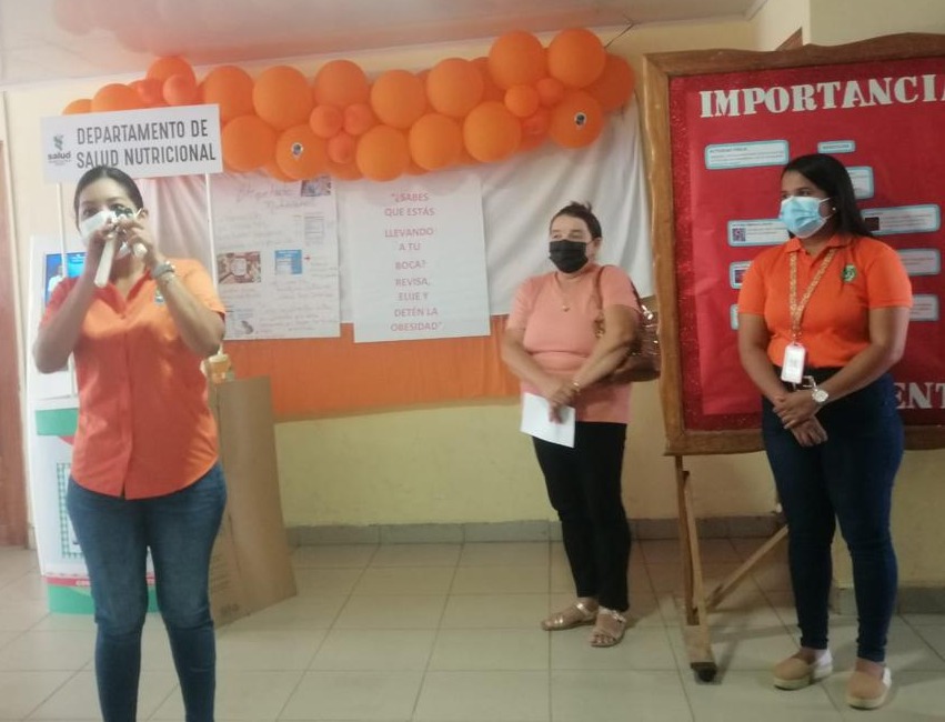 Docencia sobre nutrición y actividad física en Darién
