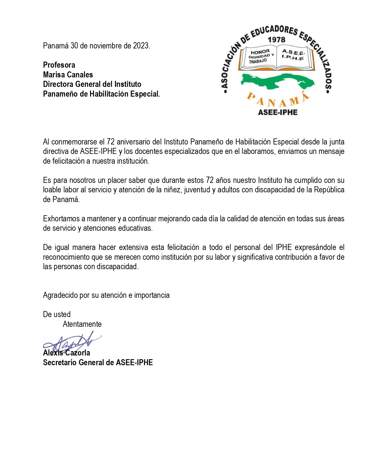 COMUNICADO
