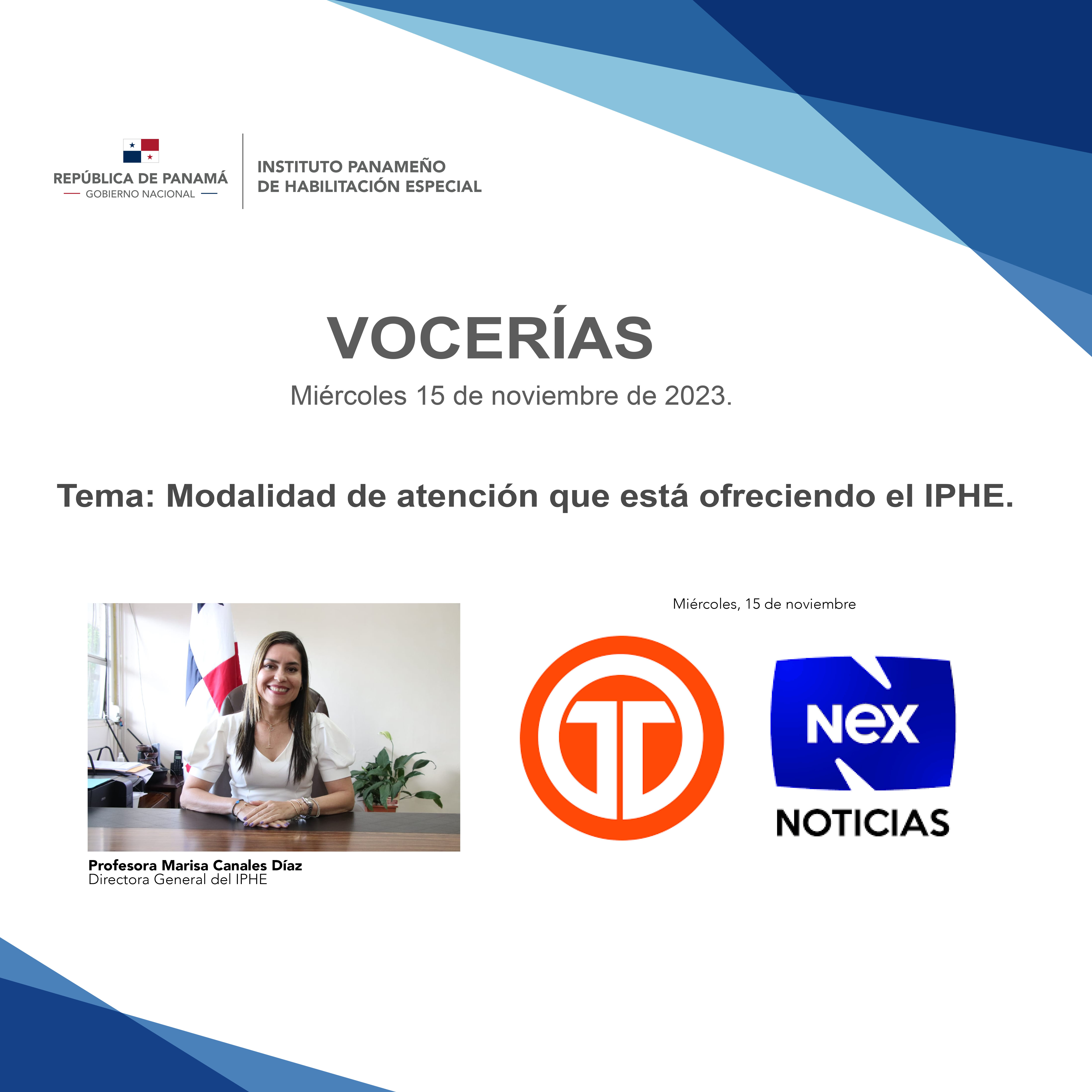 Vocerías 15 de noviembre de 2023