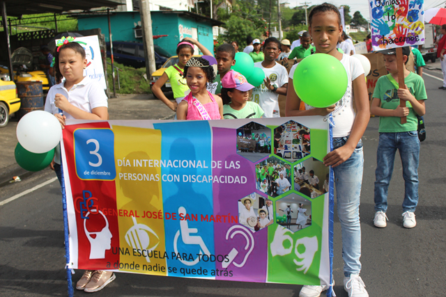 Escuelas inclusivas de San Miguelito conmemoran Día Internacional de las Personas con Discapacidad