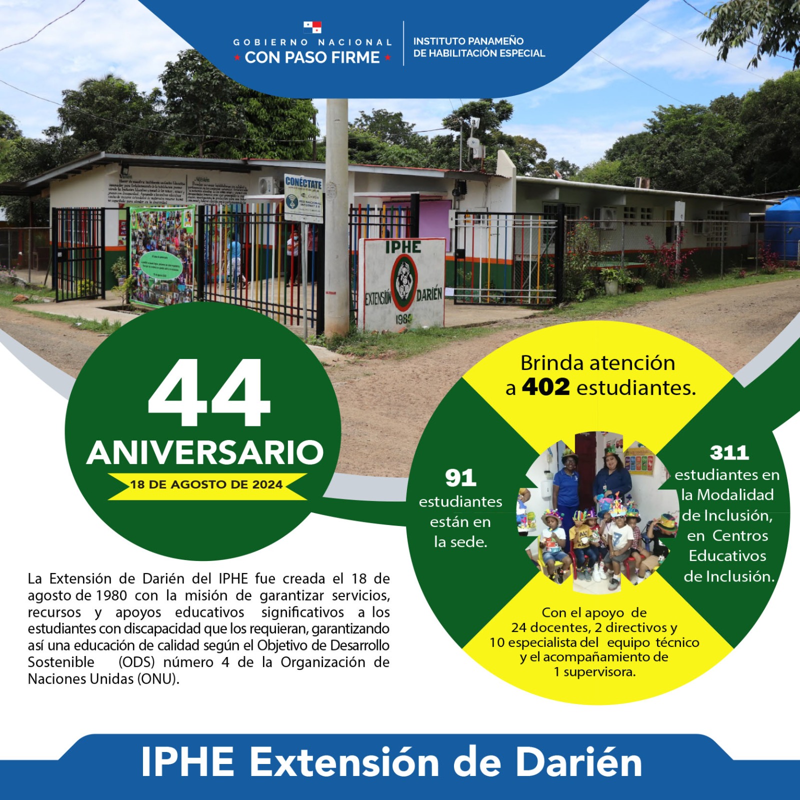 Aniversario N° 44 de la Extensión de Darién