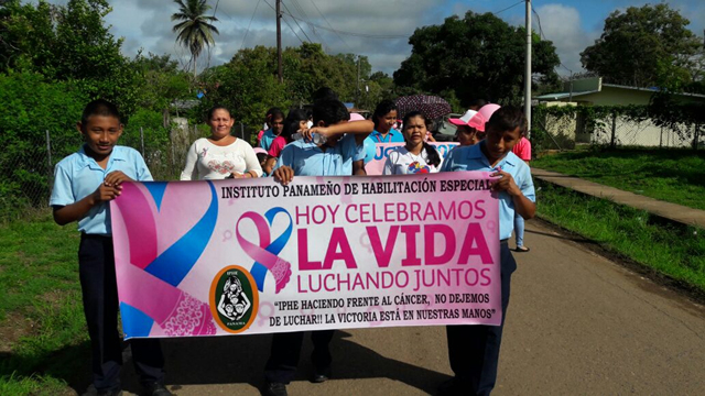 Clausura Mes del Cáncer de Mama y Próstata en IPHE Darién