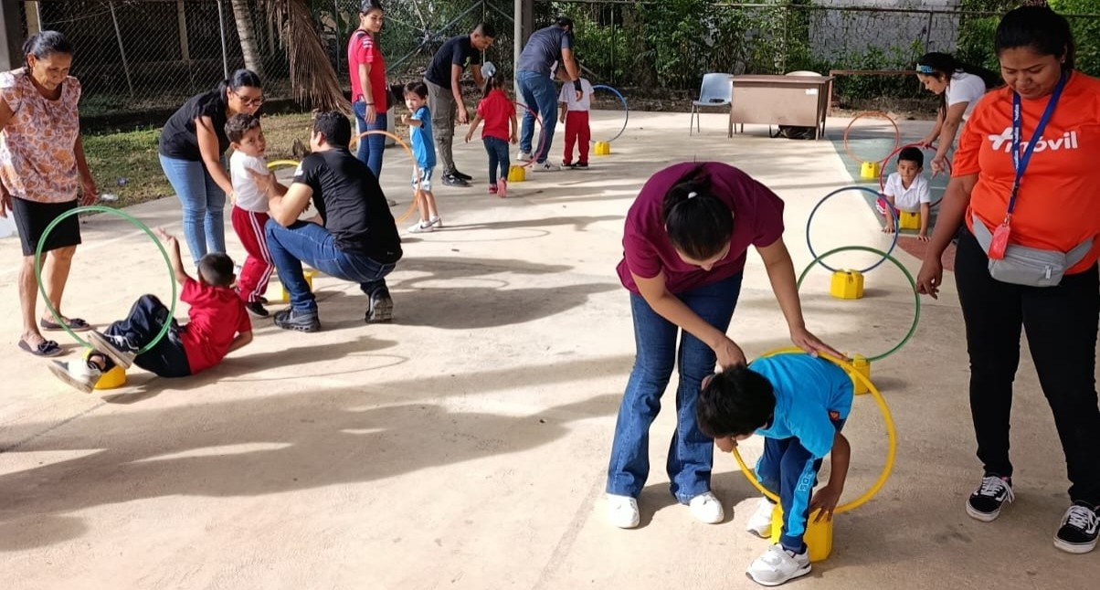 Niños del Parvulario de Veraguas participan en Taller Recreativo.