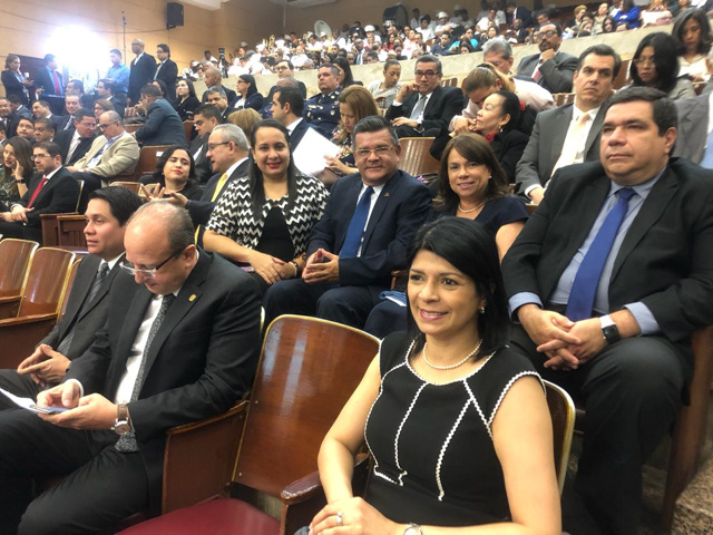 Autoridades del IPHE presente la instalación del último Periodo de Sesiones Ordinarias de la Asamblea de Diputados