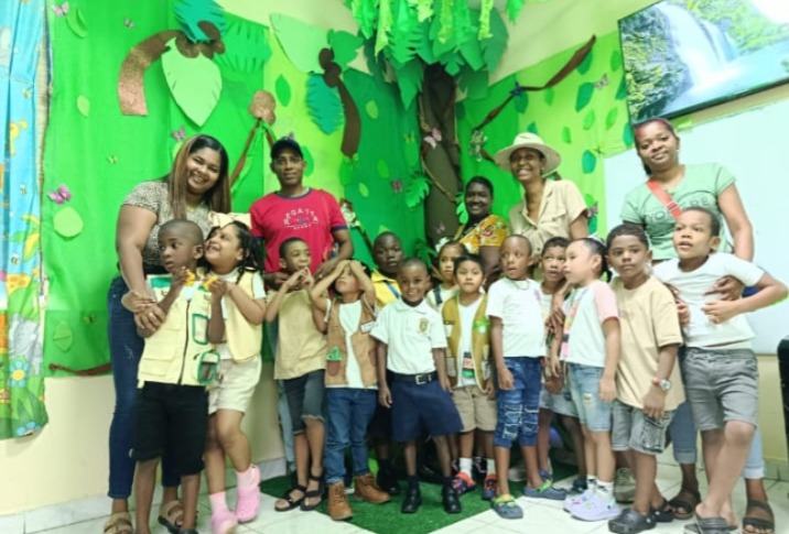 Niños de Parvulario y Kínder de Colón participan en Taller de Safari Sensorial