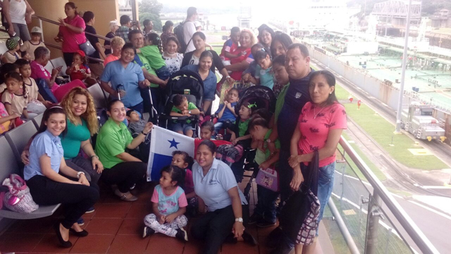 Estudiantes de Parálisis Cerebral conocen funcionamiento del Canal de Panamá